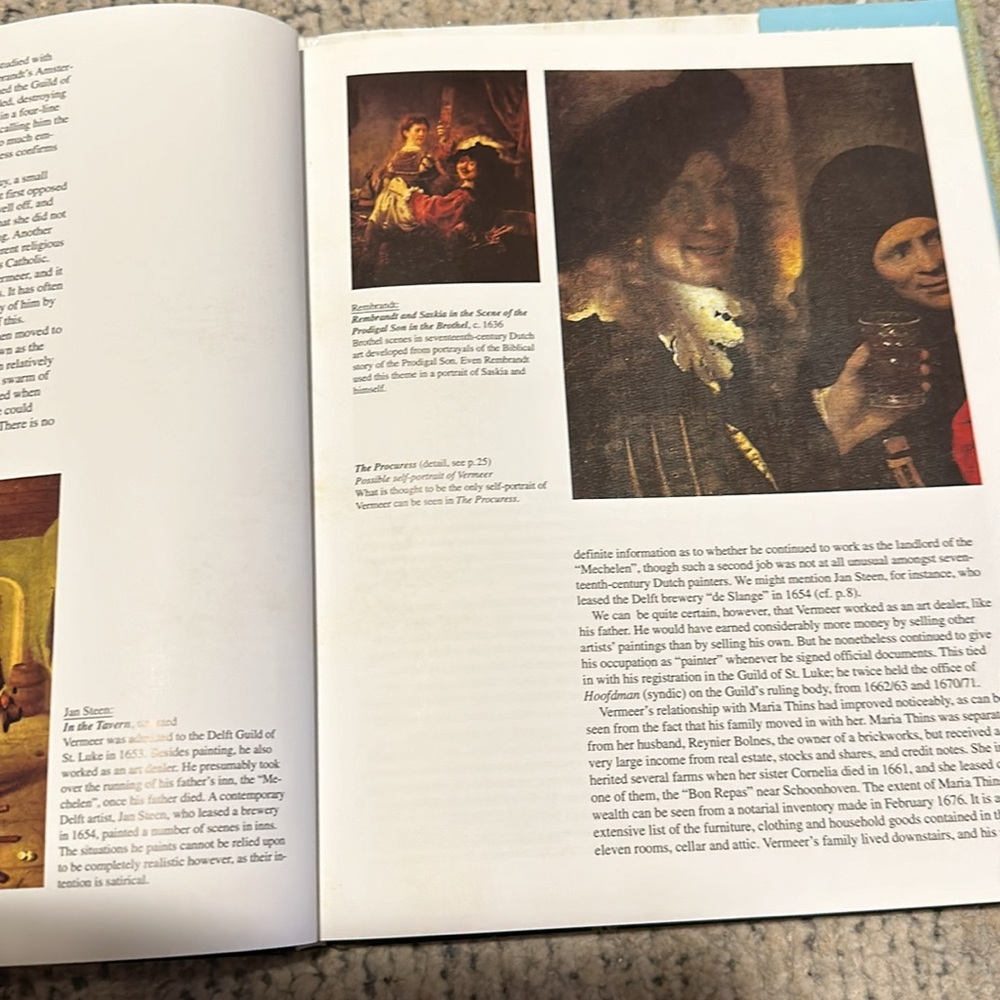 🌺 VERMEER The Complete Painter By Norbert Schneider Hardcovet - Picture 10 of 13